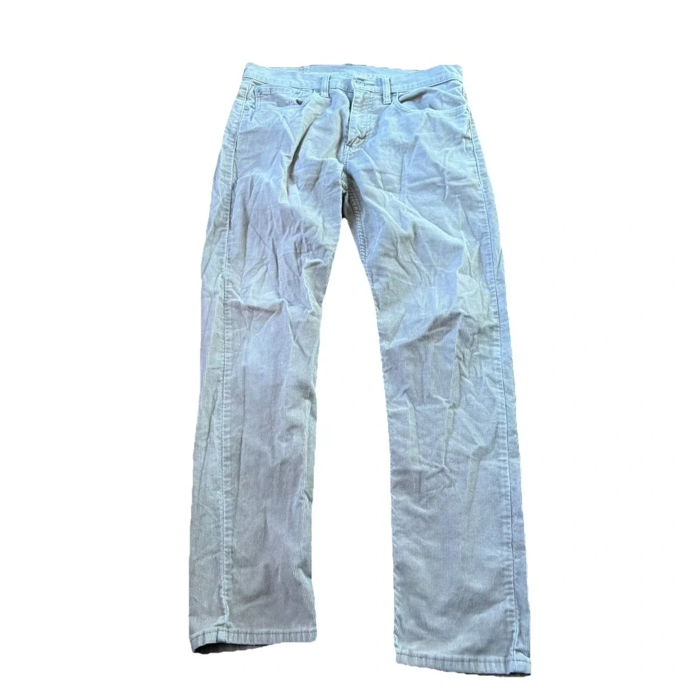 Levi Strauss & Co. Men's 502 Kaki Corduroy Straight Jeans Size 31x32